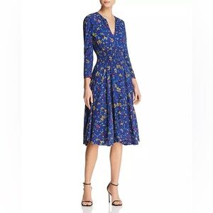 Maje Rayelle Floral Print Midi Dress